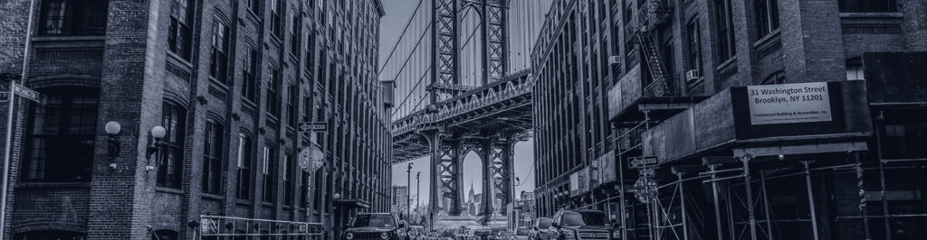 Brooklyn Bridge seen from Brooklyn